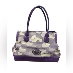 Dooney & Bourke Purple Tote Bag